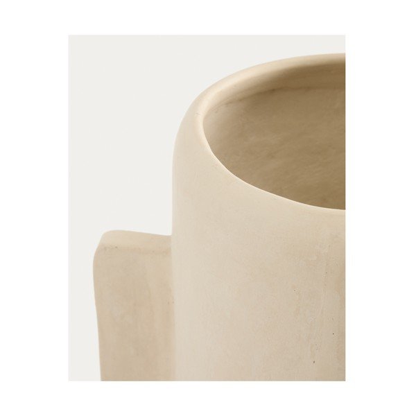 Krémová váza z papírmaše (výška 38 cm) Mireni – Kave Home-image-4