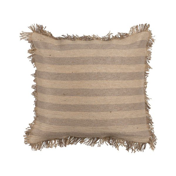 Dekorační polštář s příměsí juty 45x45 cm Stripes – Ixia
