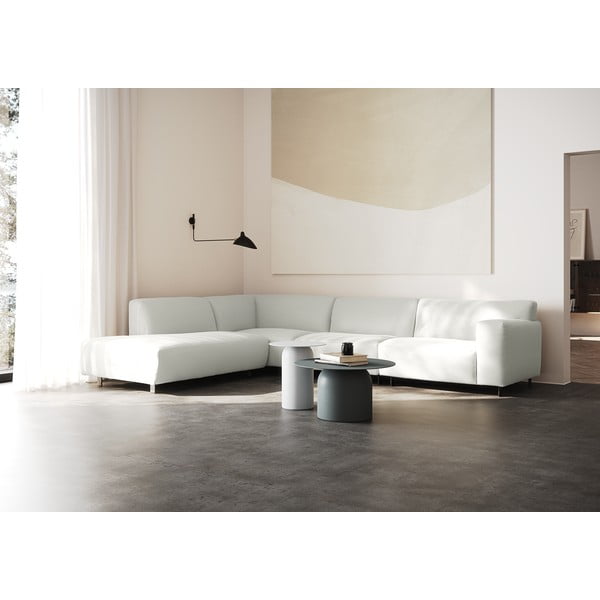 Bílá rohová pohovka (pravý roh) Vesta – Furninova -image-4