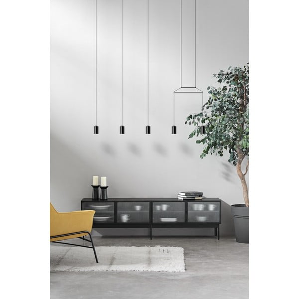 Černý televizní stolek Teulat Blur-image-1