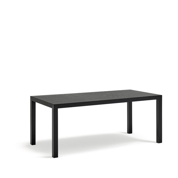 Jídelní stůl s deskou z dubového dřeva 75x180 cm Alma – Teulat-image-2