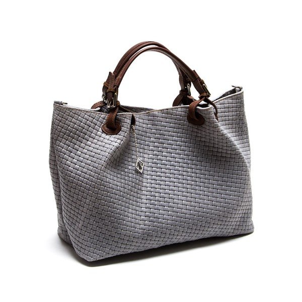 Kožená kabelka Isabella Rhea 8019 Grigio-image-1