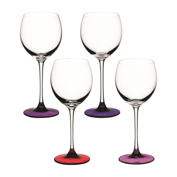 Coro Purple, sklenice na víno, sada 4 ks
