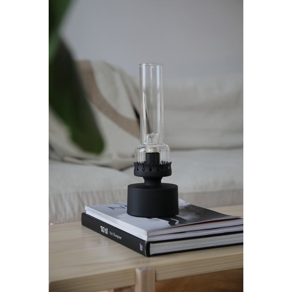 Černá stolní lampa se skleněným stínidlem (výška 31 cm) Kandella – Markslöjd-image-2