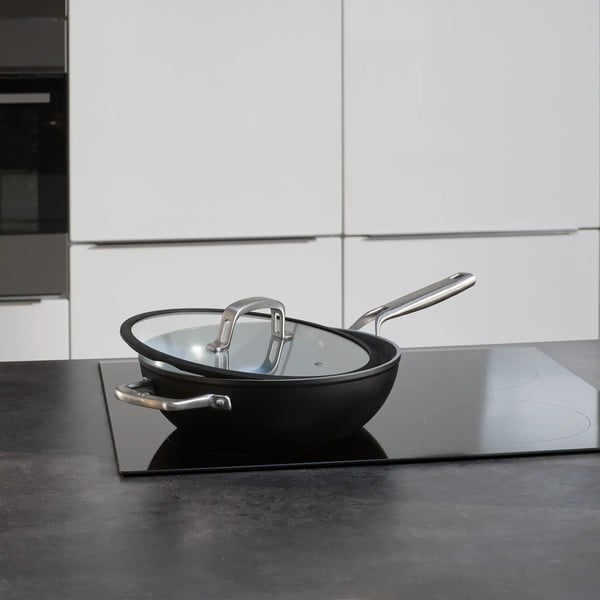 Wok pánev s poklicí/s keramickým povrchem ø 28 cm Meda 3.0 – FABINI-image-1
