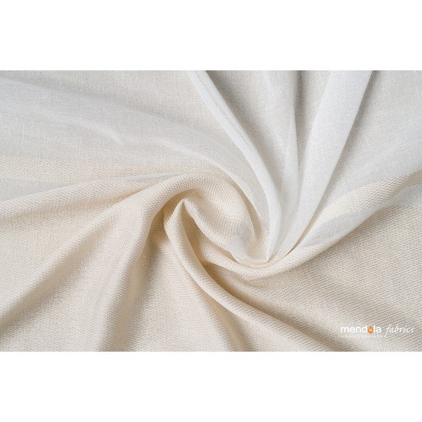 Béžovo-bílá záclona 300x260 cm Sanova – Mendola Fabrics-image-1