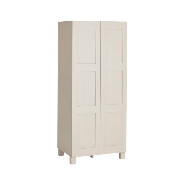 Šedobéžová závěsná šatní skříň z MDF 80x190x61 cm Ben – Ellos Home