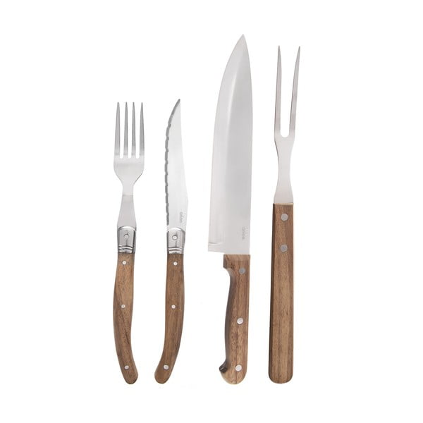 Nerezový příbor 15 ks ve stříbrné barvě/v přírodní barvě – Orion-image-2