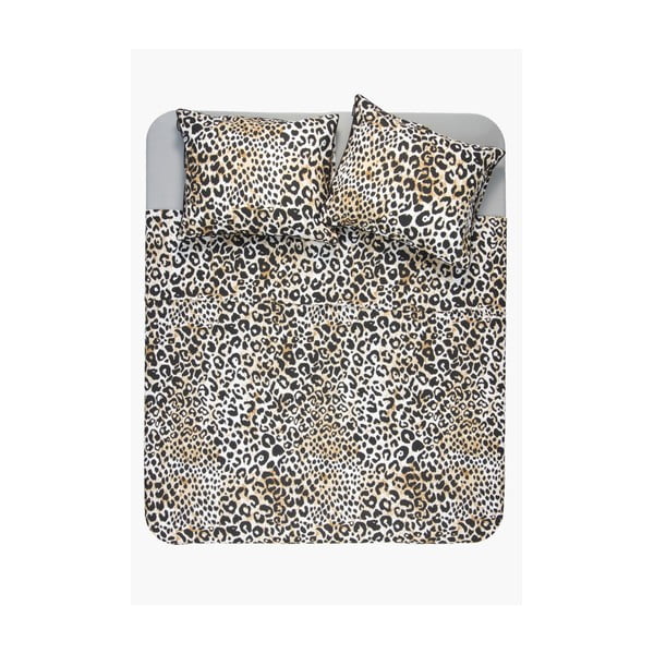 Bavlněné povlečení s leopardím vzorem Ambianzz, 200 x 220 cm