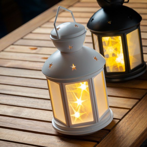 Bílá lucerna s LED osvětlením InnovaGoods-image-2