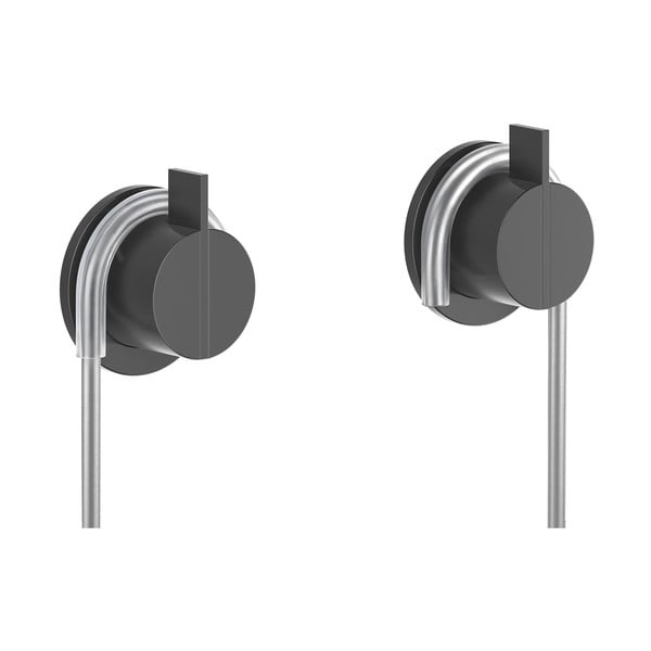 Závěsná koupelnová polička z nerezové oceli ve stříbrné barvě Origin – Metaltex-image-2