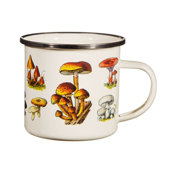 Krémový dětský hrnek ze smaltu Vintage Mushroom - Sass & Belle