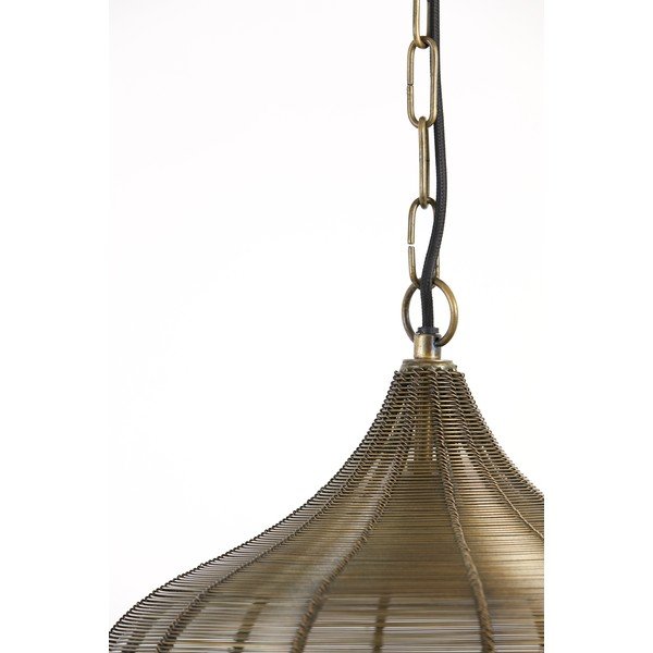 Kovové závěsné svítidlo v bronzové barvě ø 36 cm Alvaro – Light & Living-image-3