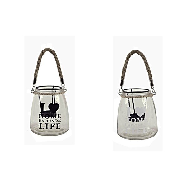 Sada 2 závěsných luceren Esschert Design I Love Home