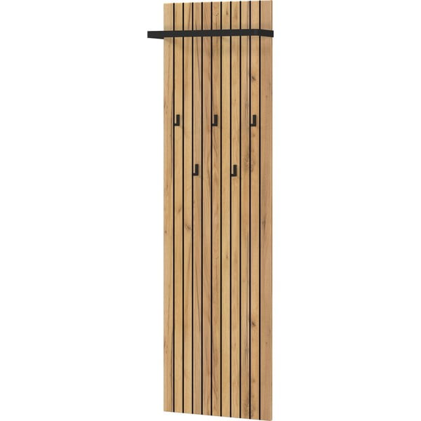 Nástěnný věšák v dekoru dubu v přírodní barvě 46 cm Libbiano – Germania-image-2