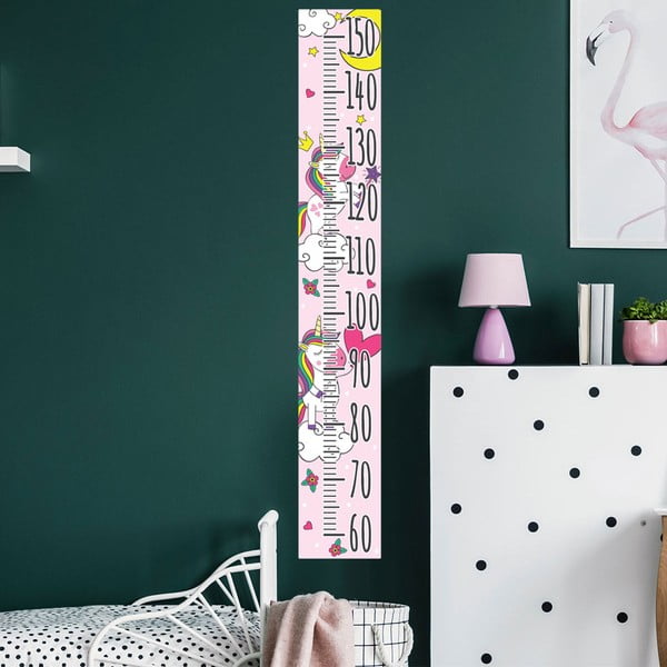 Dětská samolepka – metr na dveře nebo zeď 15x100 cm Unicorns – Ambiance-image-2