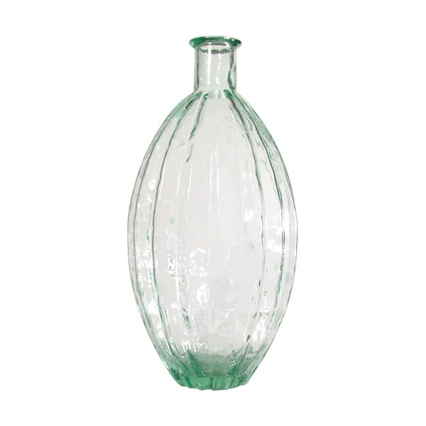 Skleněná váza z recyklovaného skla Ego Dekor Ares, výška 59 cm