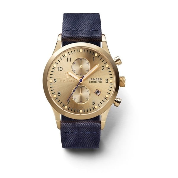 Unisex hodinky s koženým řemínkem Triwa Lansen