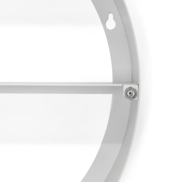 Taupe kovová závěsná/se zrcadlem koupelnová skříňka 55x55 cm Sonnet – Spinder Design-image-3