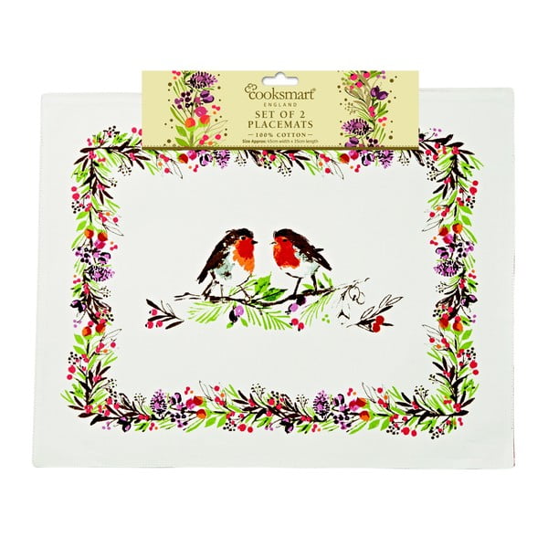 Prostírání Cooksmart England Winter Chorus, 2ks