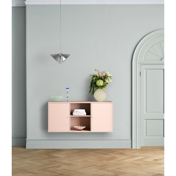 Světle růžová závěsná komoda 133x61x42 cm Mistral – Hammel Furniture-image-2