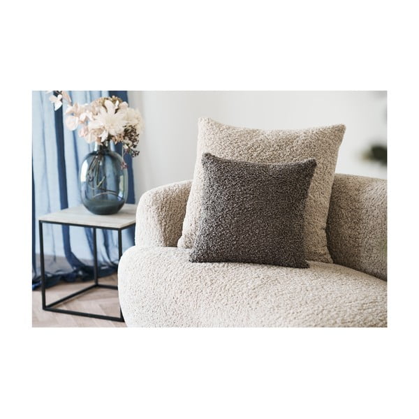 Dekorační polštář z materiálu bouclé 45x45 cm Tavira – House Nordic-image-1