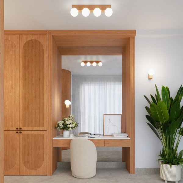 Bílé/v přírodní barvě nástěnné svítidlo ø 12 cm Solum – Sollux-image-3