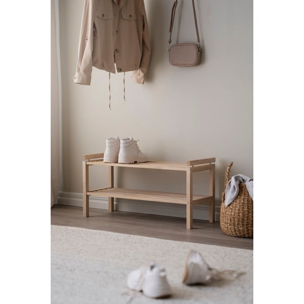 Botník z dubového dřeva v přírodní barvě Confetti – Rowico-image-1