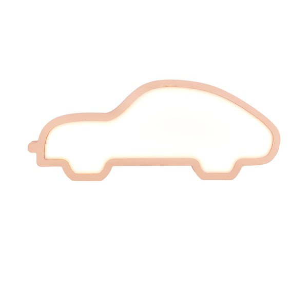 Růžová dětská lampička Car – Candellux Lighting-image-2