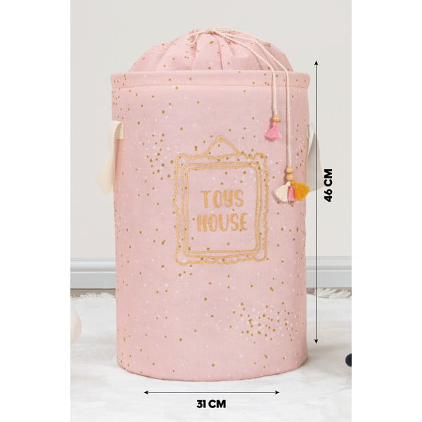 Látkový dětský koš na hračky – Mioli Decor-image-2