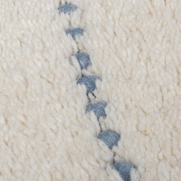 Krémový ručně tkaný vlněný koberec 200x290 cm Dottie Geometric – Flair Rugs-image-3