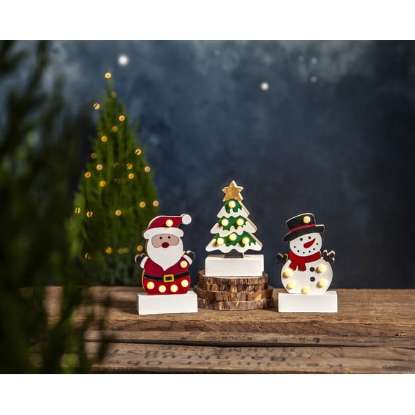 Bílo-zelená světelná dekorace s vánočním motivem Freddy – Star Trading-image-4