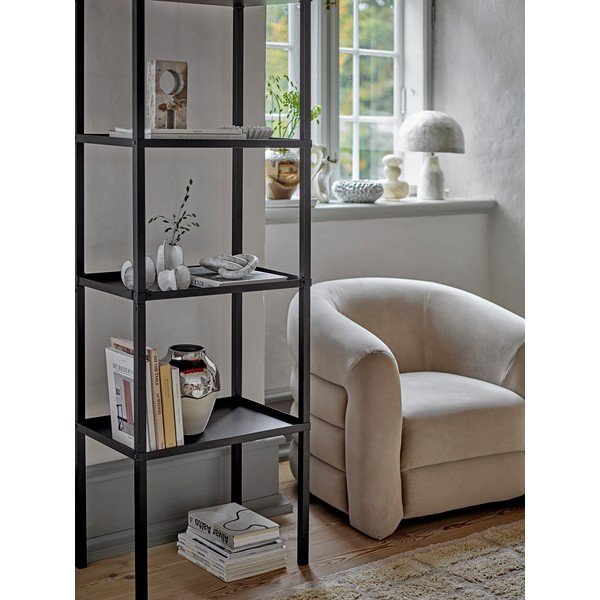 Černý kovový regál 59x90x38 cm Loups – Bloomingville-image-3