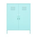 Světle modrá kovová skříňka 80x102 cm Cache - Novogratz