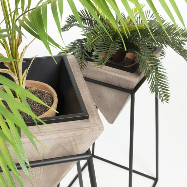 Sada 2 květináčů Kave Home Star-image-1