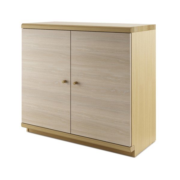 Přírodní dvoudveřová komoda z masivního dubového dřeva JELÍNEK Amanta