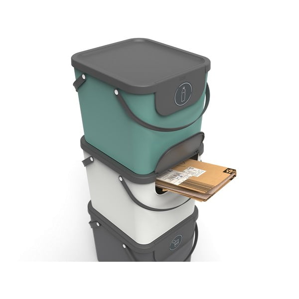 Odpadkový koš na tříděný odpad z recyklovaného plastu 40 l Albula - Rotho-image-3