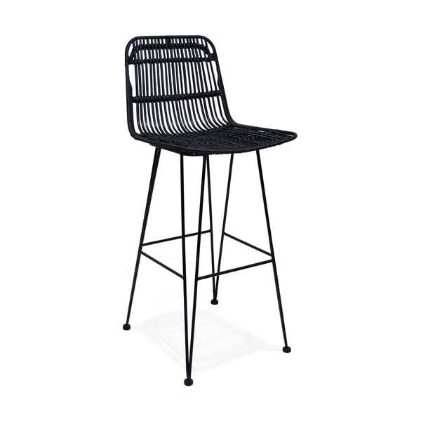 Černá barová židle Kokoon Liano, výška sedáku 75 cm