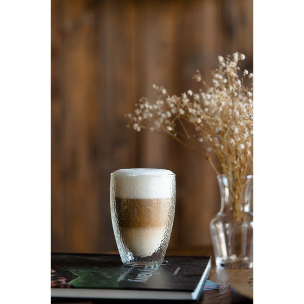 Dvoustěnný/na latte skleněný hrnek 350 ml Allessia – Vialli Design-image-3