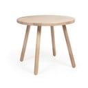 Dětský stůl z kaučukového dřeva Kave Home Dilcia, ø 55 cm