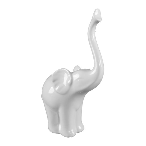 Bílá keramická dekorativní soška slona Mauro Ferretti Elefante A