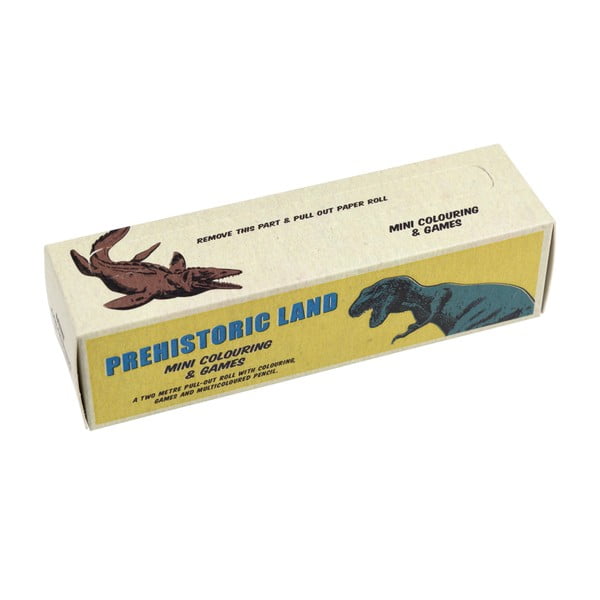 Cestovní sada dětských omalovánek a rébusů Rex London Prehistoric-image-2