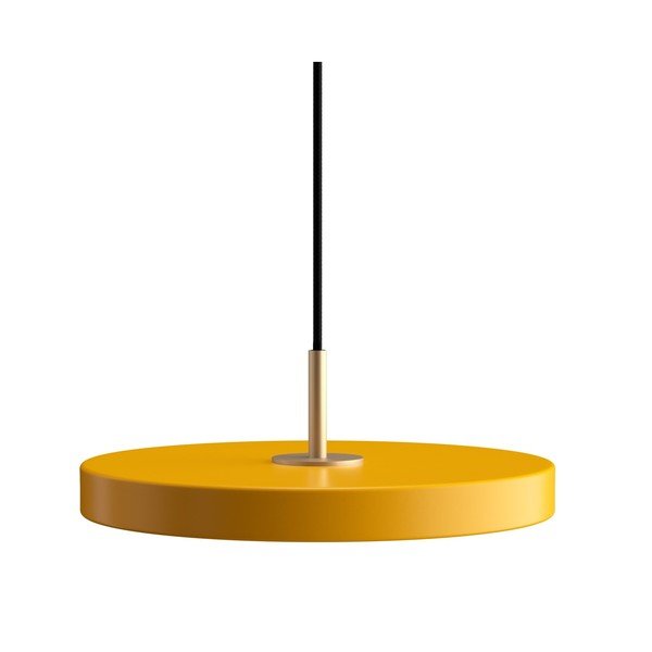 Žluté LED závěsné svítidlo s kovovým stínidlem ø 31 cm Asteria Mini – UMAGE