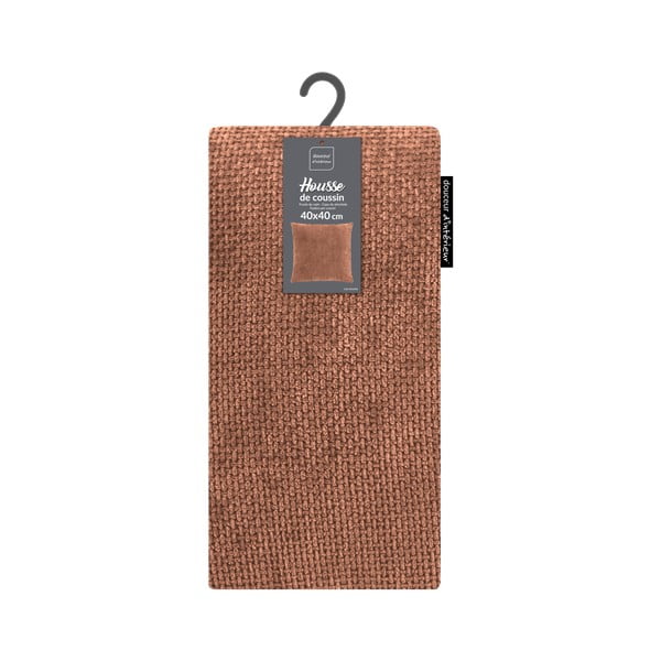 Povlak na polštář z žinylky 40x40 cm Leo – douceur d'intérieur-image-3