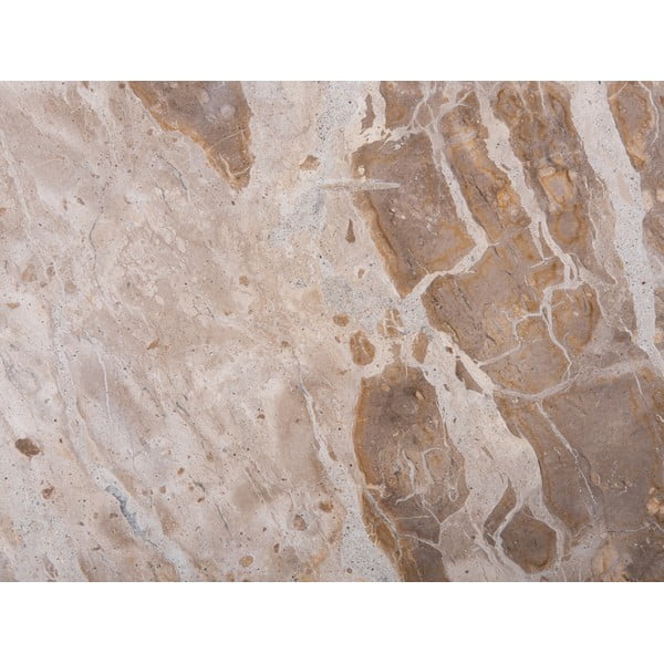 Kulatý odkládací stolek s deskou v dekoru mramoru ø 40 cm Force   – Leitmotiv-image-4