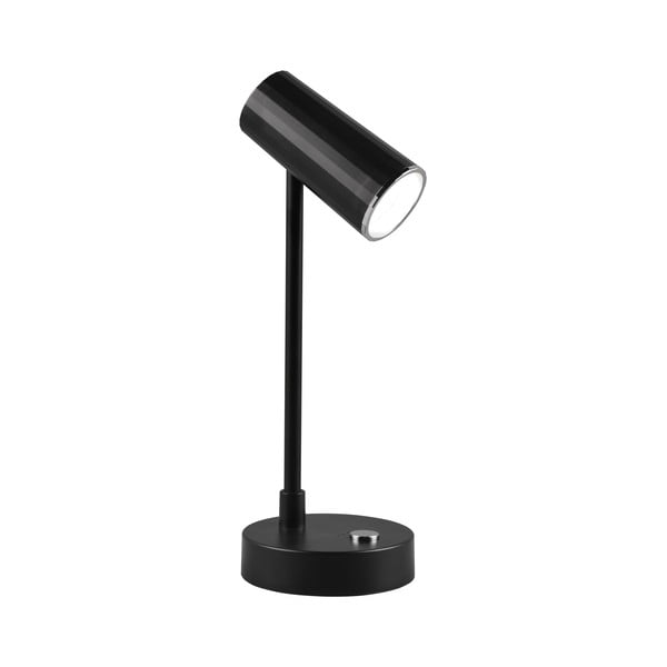 Leskle černá LED stmívatelná stolní lampa (výška 28 cm) Lenny – Trio-image-2