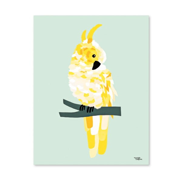 Plakát Michelle Carlslund Yellow Cockatoo, 50 x 70 cm