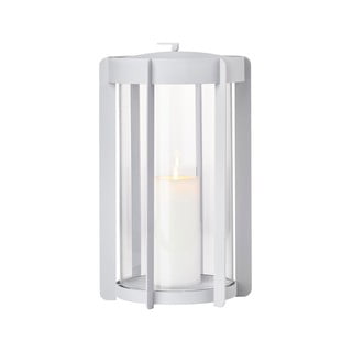 Světle šedá LED lucerna na USB (výška 35 cm) Firefly – Zone
