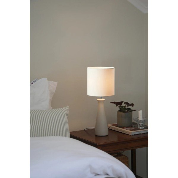 Krémová stolní lampa s textilním stínidlem (výška 42 cm) Birillo – Markslöjd-image-1