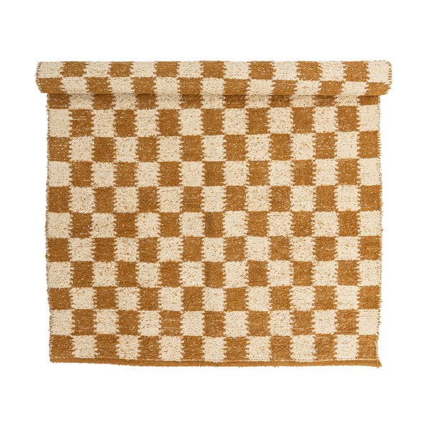 Béžový/jantarový bavlněný koberec 140x200 cm Chola – Bloomingville-image-4